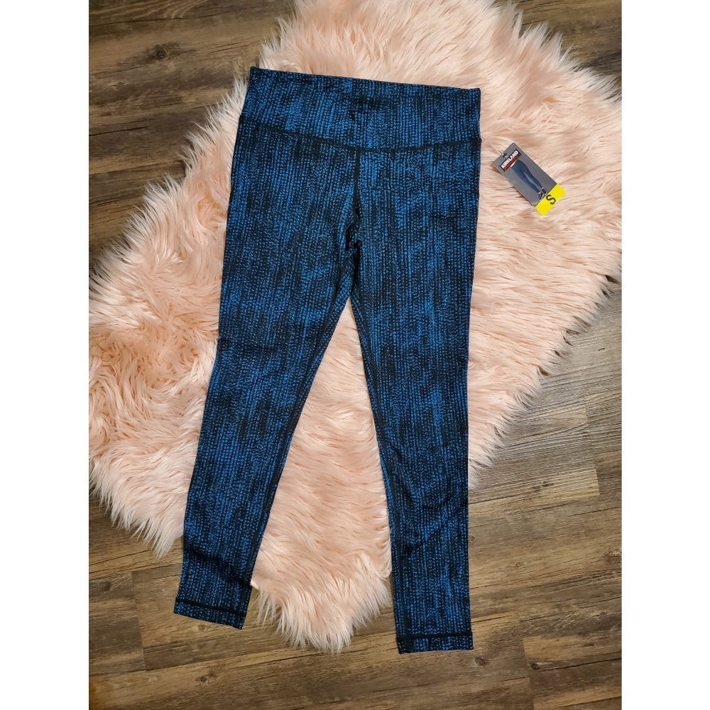 Blue & Black Leggings